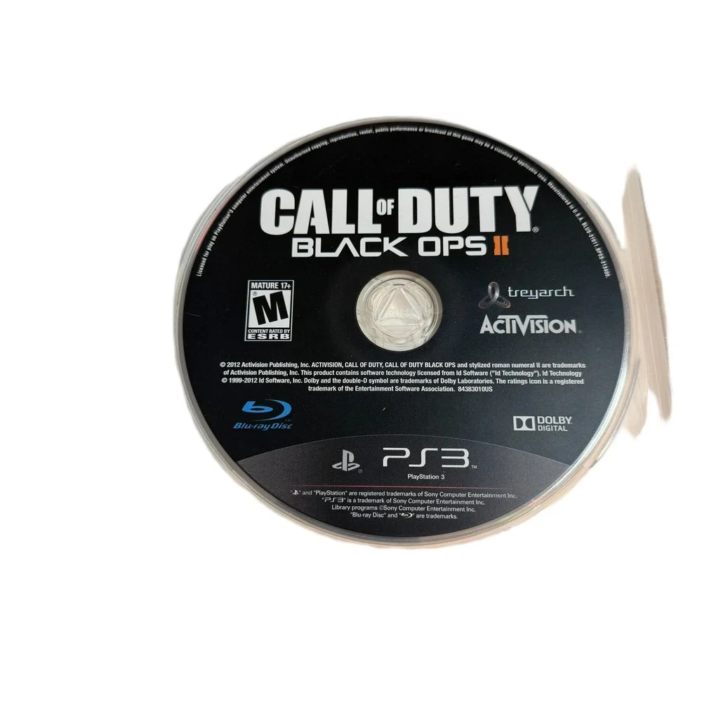 Call‎ of Duty Black Ops II Sony PlayStation PS3 2012 Activision Treyarch M Rated